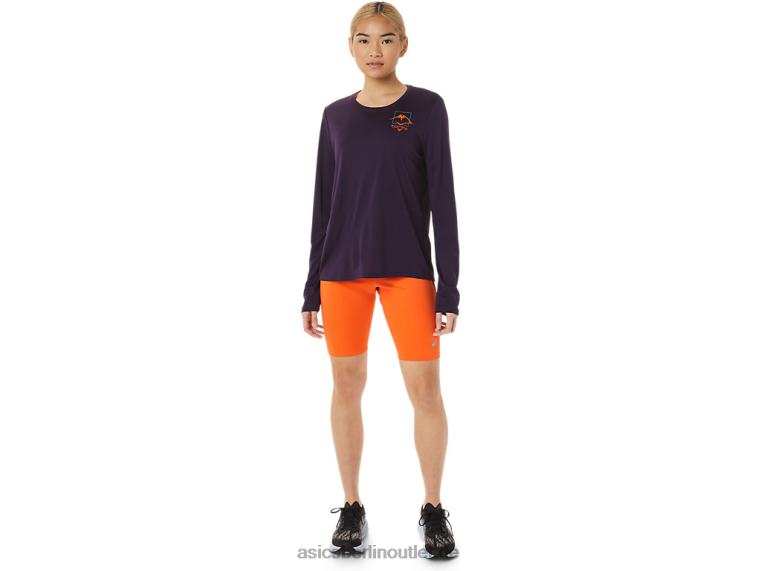 Damen-Rennsprinter-Tight BL4N2253Asics Nova-Orange