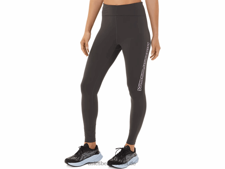 Damen-Tight mit Logo-Grafik BL4N2946Asics Obsidiangrau