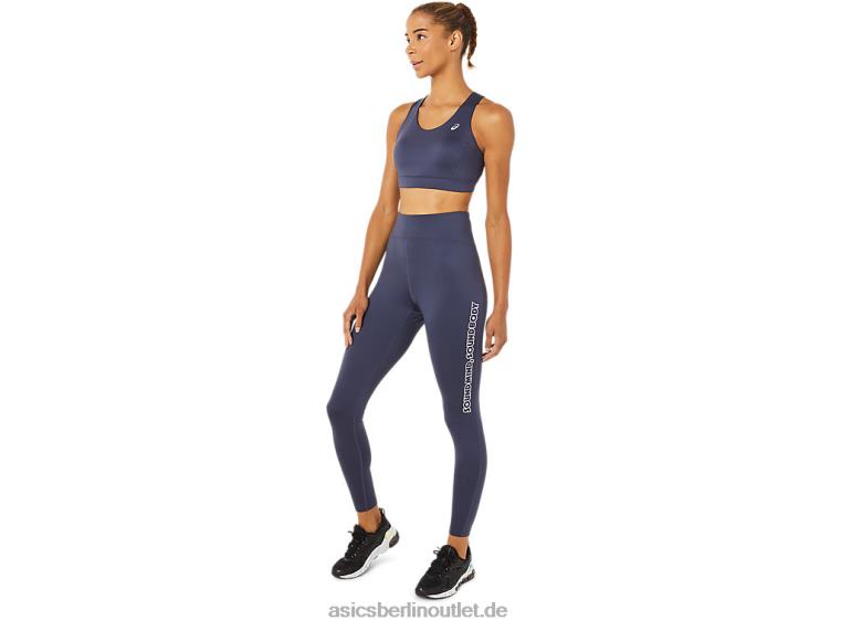Damen-Tight mit Logo-Grafik BL4N3392Asics Indigo-Nebel