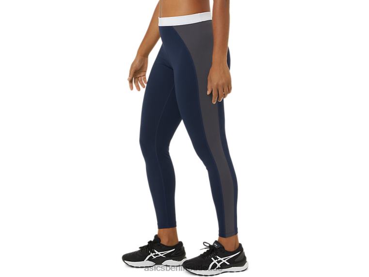 Damen-Tights, die neue starke, umfunktionierte Tight BL4N3823Asics Peacoat/Piemontgrau/Weiß