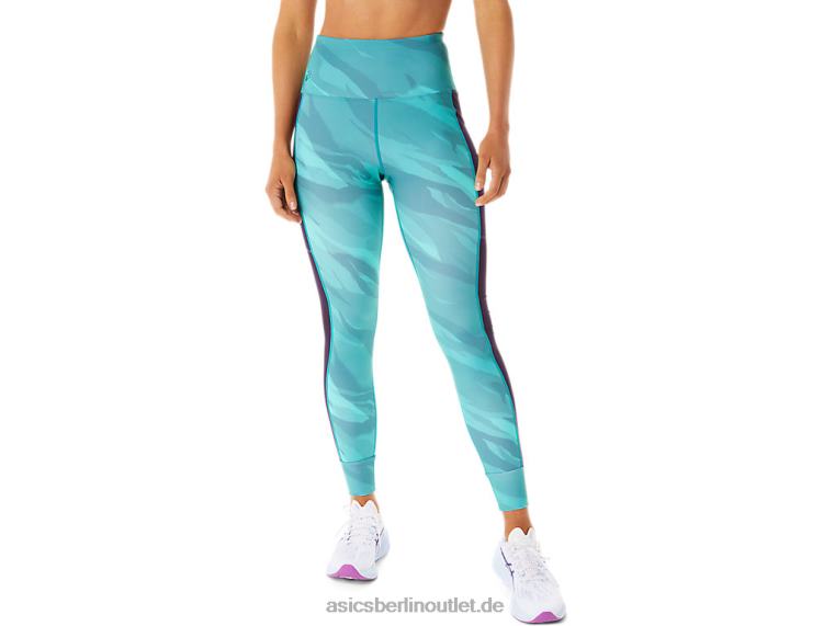 Damen-Trainings-Tight mit Grafik BL4N2914Asics neblige Kiefer