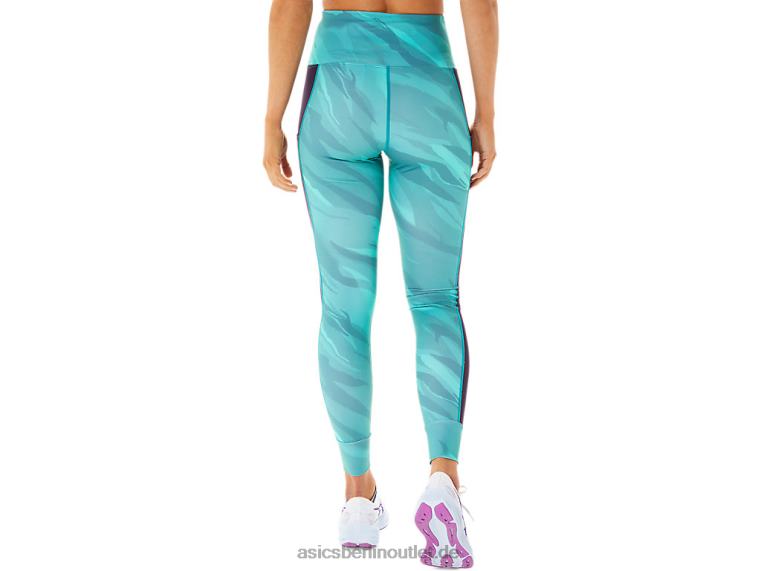 Damen-Trainings-Tight mit Grafik BL4N2914Asics neblige Kiefer