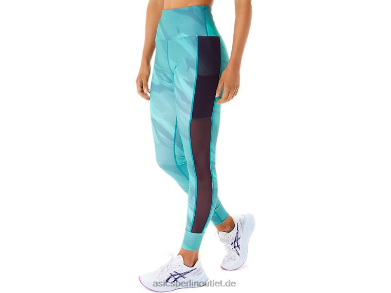 Damen-Trainings-Tight mit Grafik BL4N2914Asics neblige Kiefer