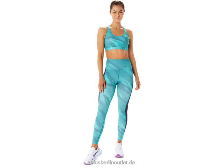 Damen-Trainings-Tight mit Grafik BL4N2914Asics neblige Kiefer