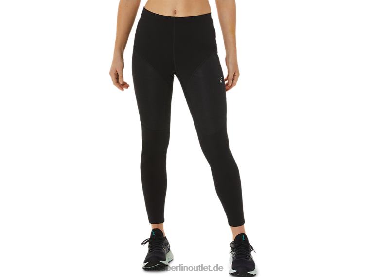 Damen-Winter-Laufhose BL4N2807Asics Leistung schwarz
