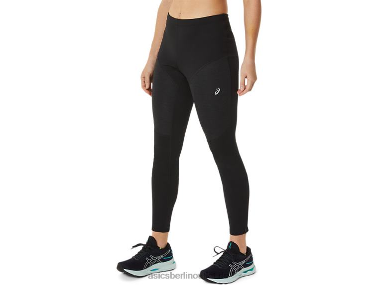 Damen-Winter-Laufhose BL4N2807Asics Leistung schwarz