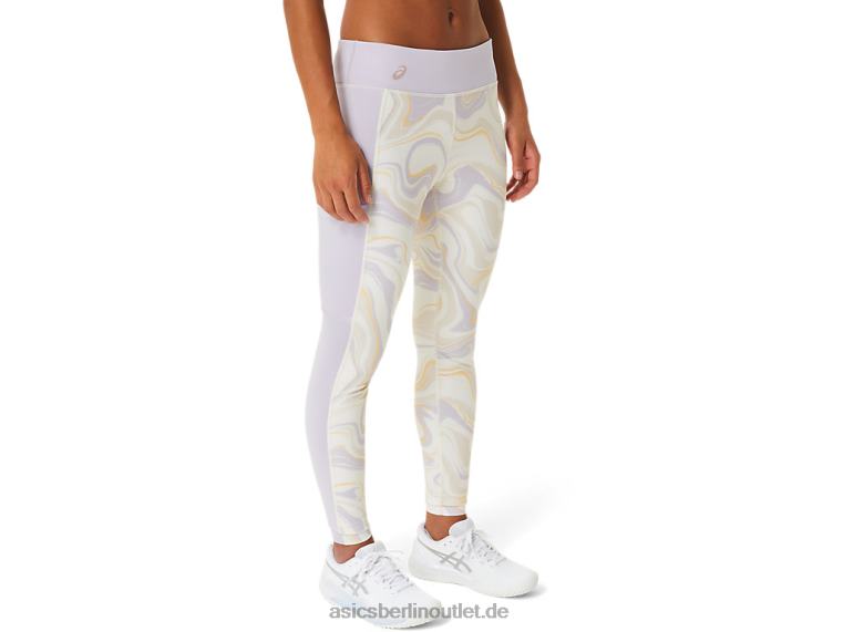 Grafik-Tight für Damen BL4N2561Asics Dämmerungsviolett