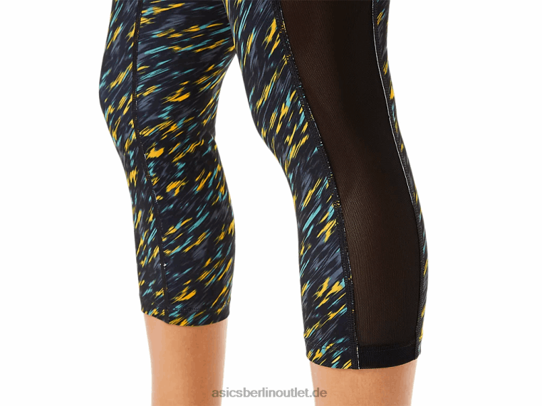 Kate Pocket Capri für Damen BL4N3400Asics Nachtschatten/Salbei-Druck