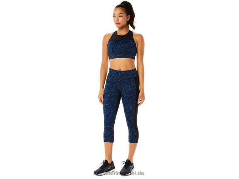 Kate Pocket Capri für Damen BL4N3516Asics Nachtschatten/Seefahrt-Druck