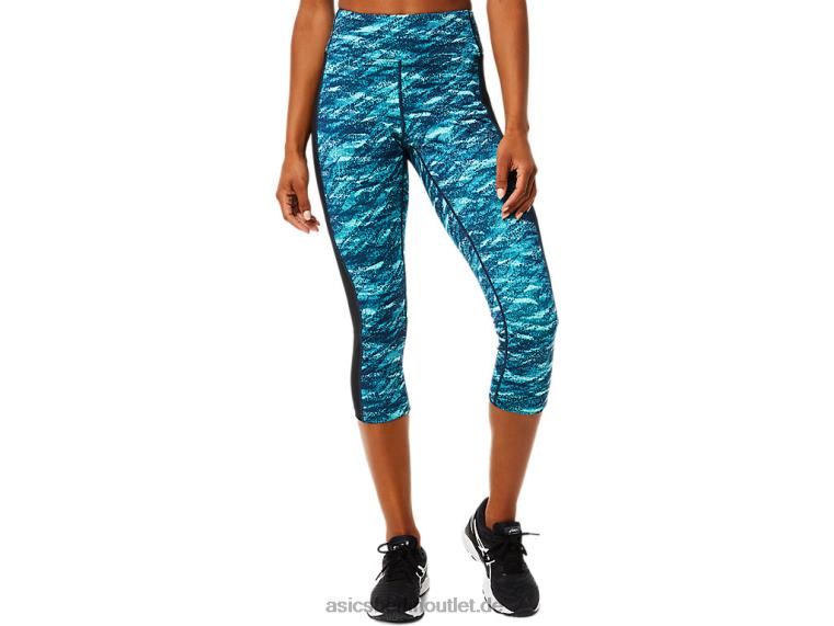 Kate Pocket Capri für Damen BL4N3771Asics Peacoat/Fresh Ice Multi
