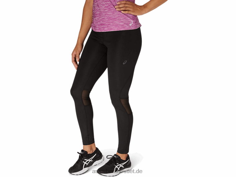 Modische 7/8-Tights für Damen BL4N4108Asics Performance-Prägung in Schwarz