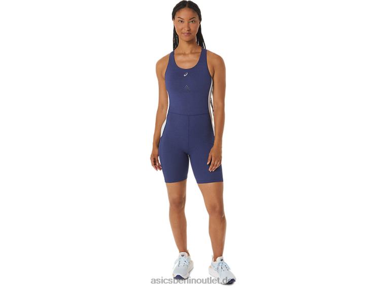 Nagino Run Ganzanzug für Damen BL4N2246Asics indigoblaues Heidekraut/Himmel