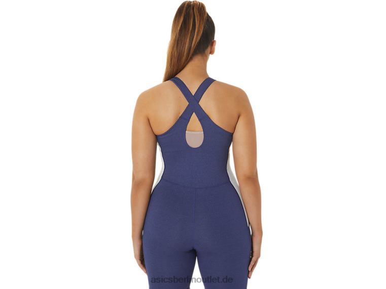 Nagino Run Ganzanzug für Damen BL4N2246Asics indigoblaues Heidekraut/Himmel