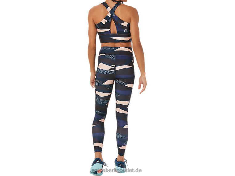 Neue Strong 92 bedruckte Tight für Damen BL4N3463Asics Brise-Druck