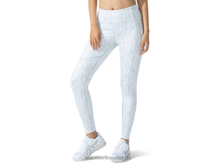 Neue Strong 92 bedruckte Tight für Damen BL4N3794Asics brillantweißer Druck