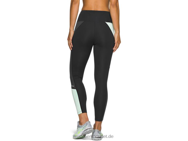Tokyo Highwaist-Tight für Damen BL4N4171Asics Performance Schwarz/Mint-Tönung