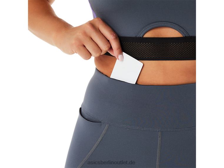 Trainings-Tight mit Mesh-Einsätzen für Damen BL4N2311Asics Träger grau