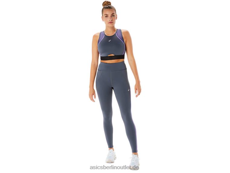 Trainings-Tight mit Mesh-Einsätzen für Damen BL4N2311Asics Träger grau