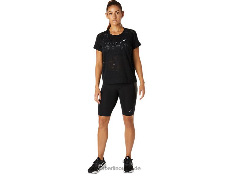 Belüftetes Kurzarm-Top für Damen BL4N3819Asics Leistung schwarz
