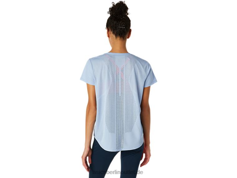 Belüftetes Kurzarm-Top für Damen BL4N3836Asics Nebel