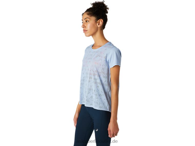Belüftetes Kurzarm-Top für Damen BL4N3836Asics Nebel