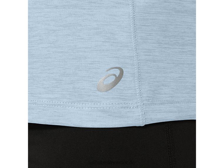 Damen-C110-Kurzarm-Pr-Lyte-Oberteil BL4N2166Asics Himmel