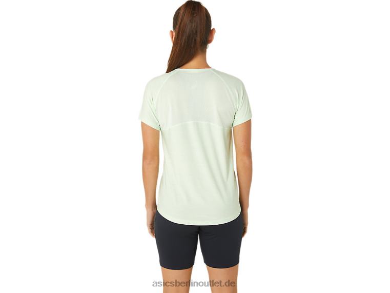 Damen-C110-Kurzarm-Pr-Lyte-Oberteil BL4N2173Asics flüstern grün