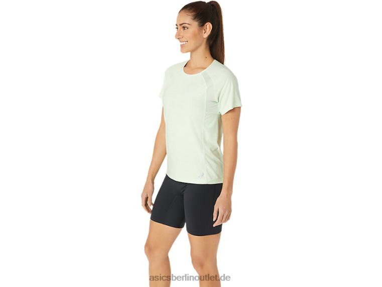 Damen-C110-Kurzarm-Pr-Lyte-Oberteil BL4N2173Asics flüstern grün