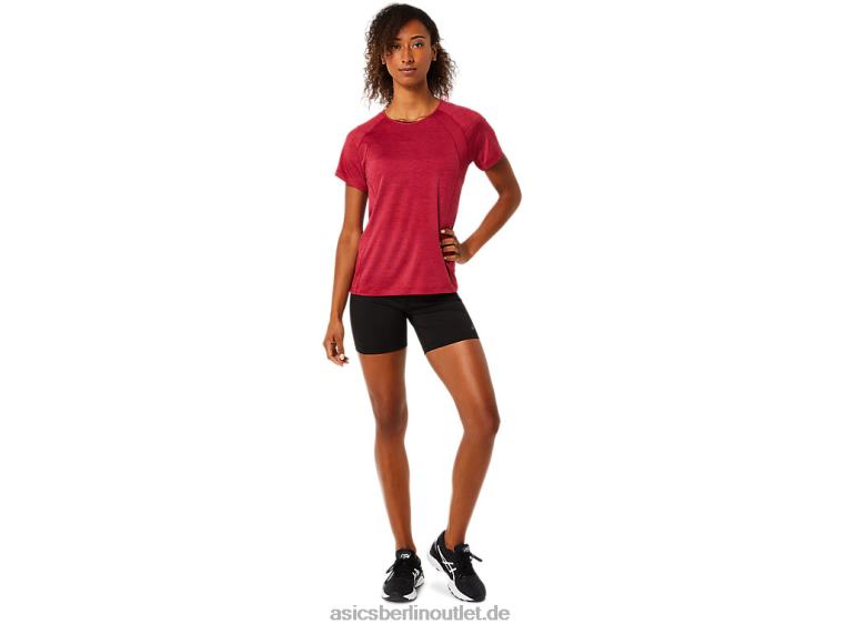 Damen-C110-Kurzarm-Pr-Lyte-Oberteil BL4N3778Asics Burgund