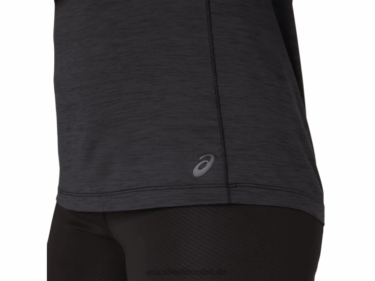 Damen-C110-Kurzarm-Pr-Lyte-Oberteil BL4N4094Asics Leistung schwarz