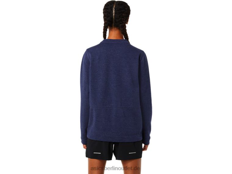 Damen-Crew-Top BL4N3724Asics Peacoat-Heidekraut