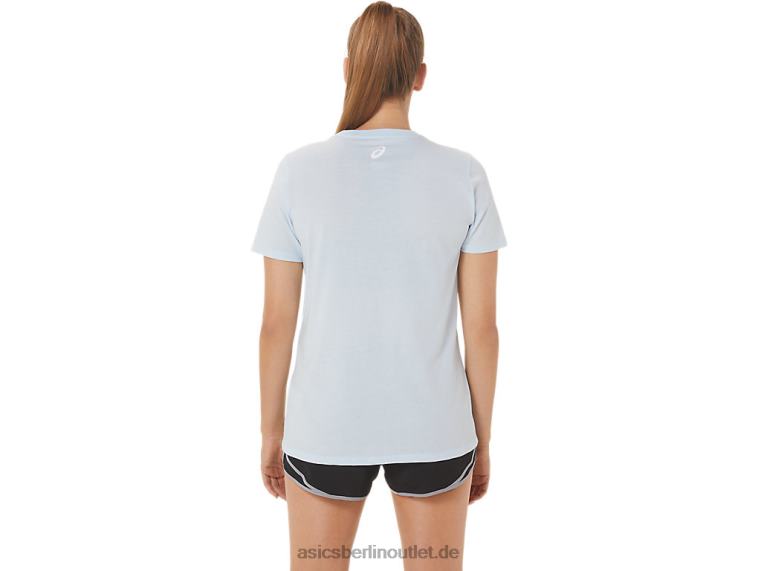 Damen-Crew mit Hibiskus-Slogan BL4N3063Asics weicher Himmel