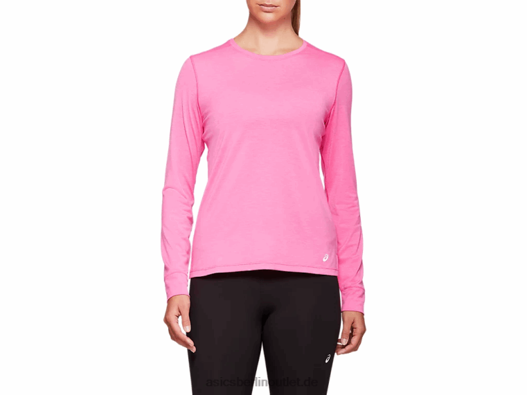 Damen-Dorai-Langarmoberteil BL4N4047Asics Rosa Glo Heather
