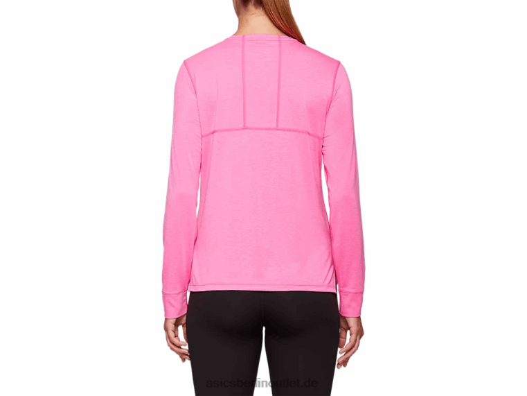 Damen-Dorai-Langarmoberteil BL4N4047Asics Rosa Glo Heather