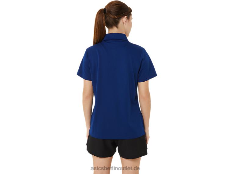 Damen-Hex-Poloshirt mit Farbverlauf BL4N3214Asics dunkelblau (Pantone 281 c)