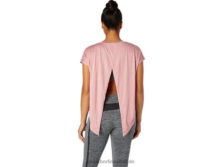 Damen-Kurzarmoberteil BL4N3668Asics rauchige Rose