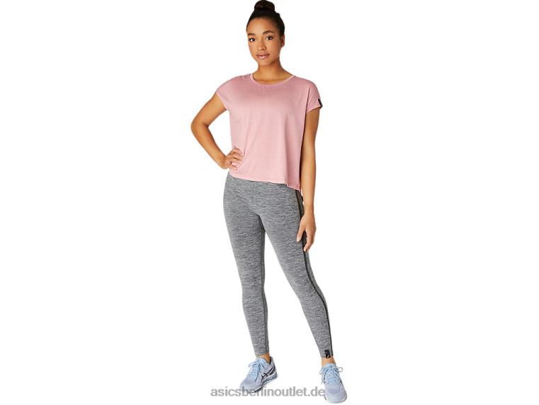 Damen-Kurzarmoberteil BL4N3668Asics rauchige Rose