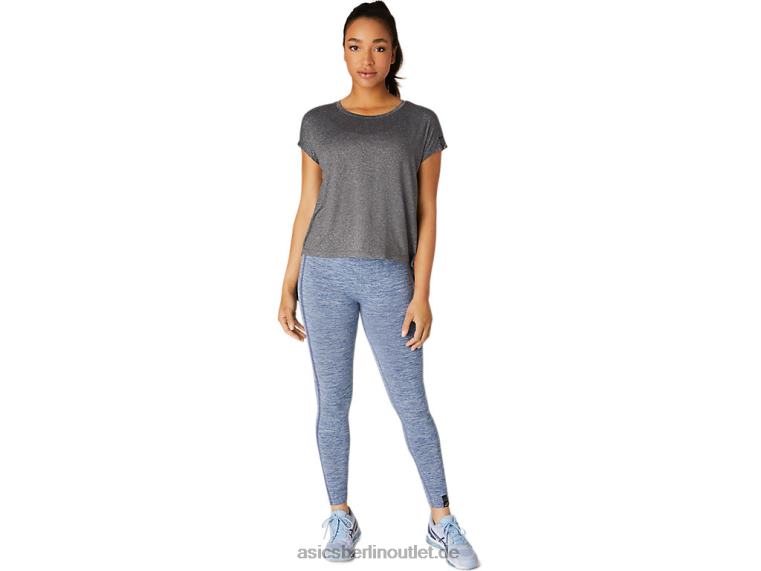 Damen-Kurzarmoberteil BL4N3669Asics Leistung schwarz