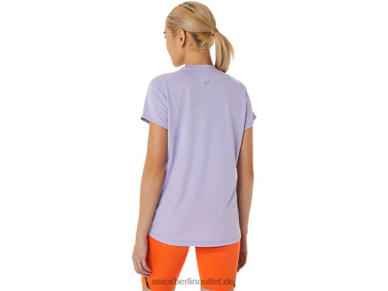 Damen-Kurzarmoberteil mit Fujitrail-Logo BL4N3074Asics Dampf