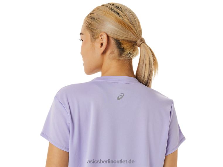 Damen-Kurzarmoberteil mit Fujitrail-Logo BL4N3074Asics Dampf