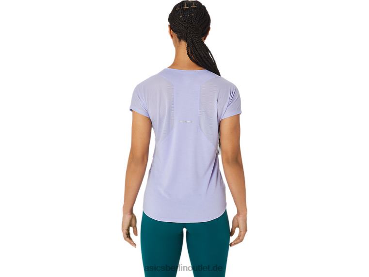 Damen-Kurzarmoberteil mit V-Ausschnitt BL4N2998Asics Dampf