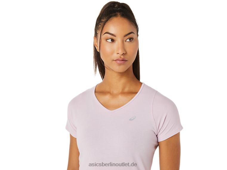 Damen-Kurzarmoberteil mit V-Ausschnitt BL4N3342Asics kaum aufgegangen