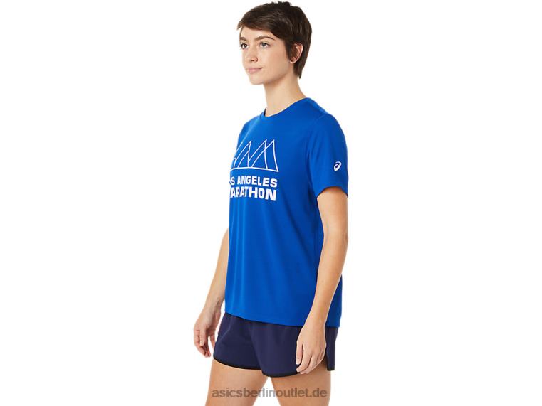 Damen Lam Ready-Set II Kurzarm 2 BL4N3629Asics Blau