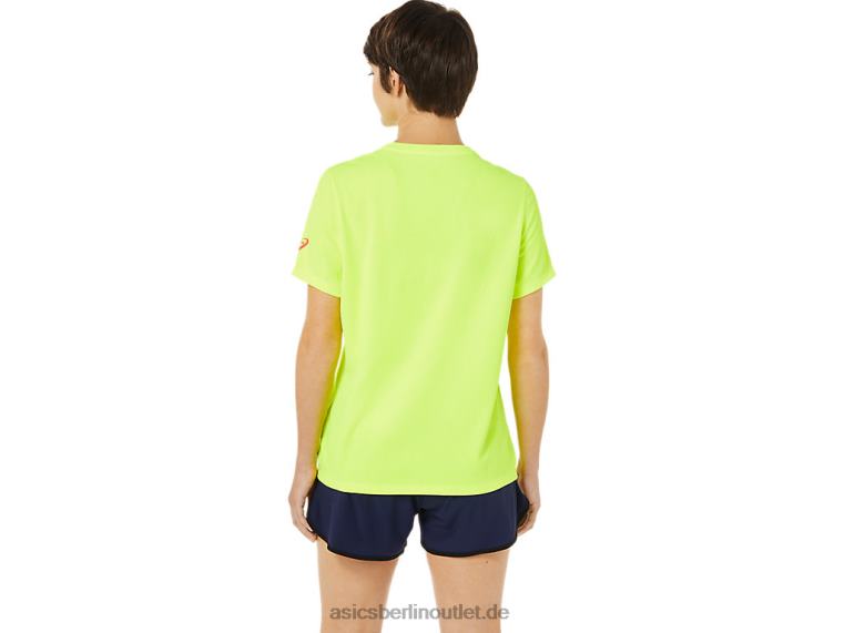 Damen Lam Ready-Set II Kurzarm BL4N3625Asics Sicherheitsgelb