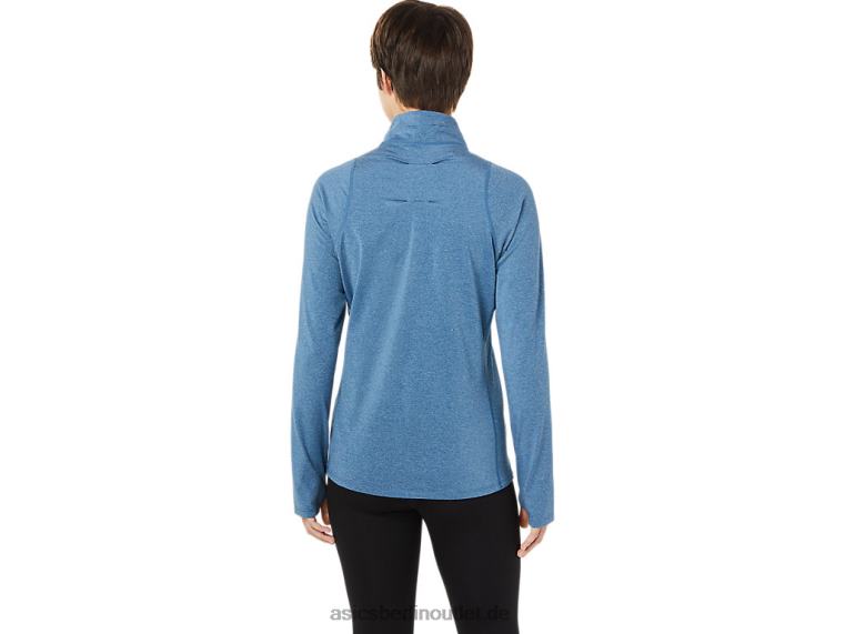Damen-Lam-Thermopolis-Halbreißverschluss BL4N3652Asics Mako-Blauheide