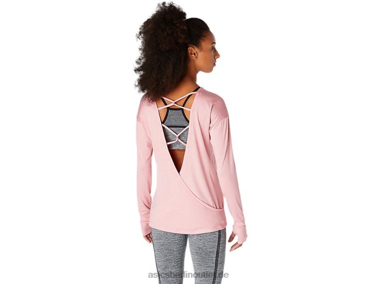 Damen-Langarmoberteil BL4N3671Asics rauchige Rose
