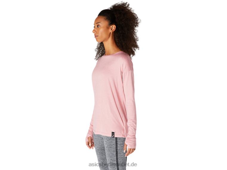 Damen-Langarmoberteil BL4N3671Asics rauchige Rose