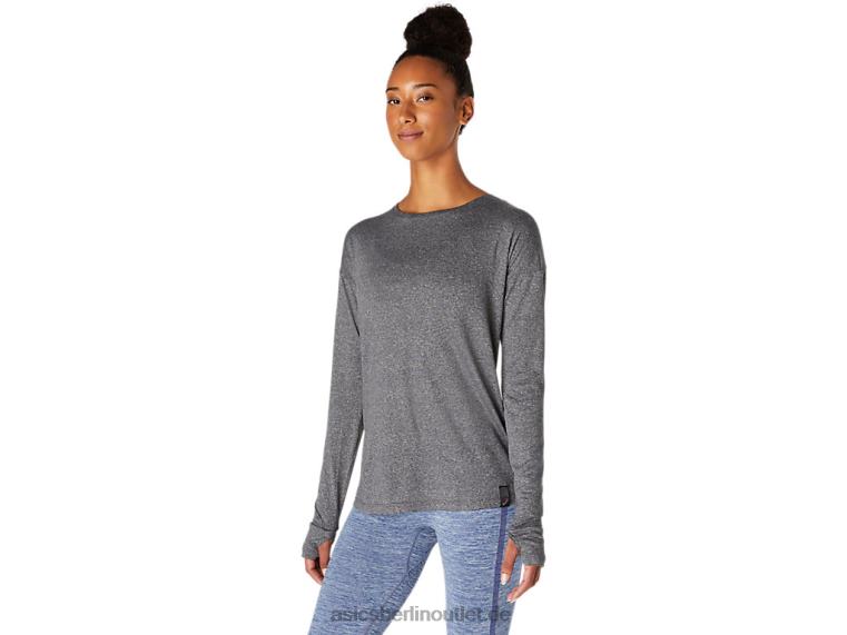 Damen-Langarmoberteil BL4N3674Asics Leistung schwarz