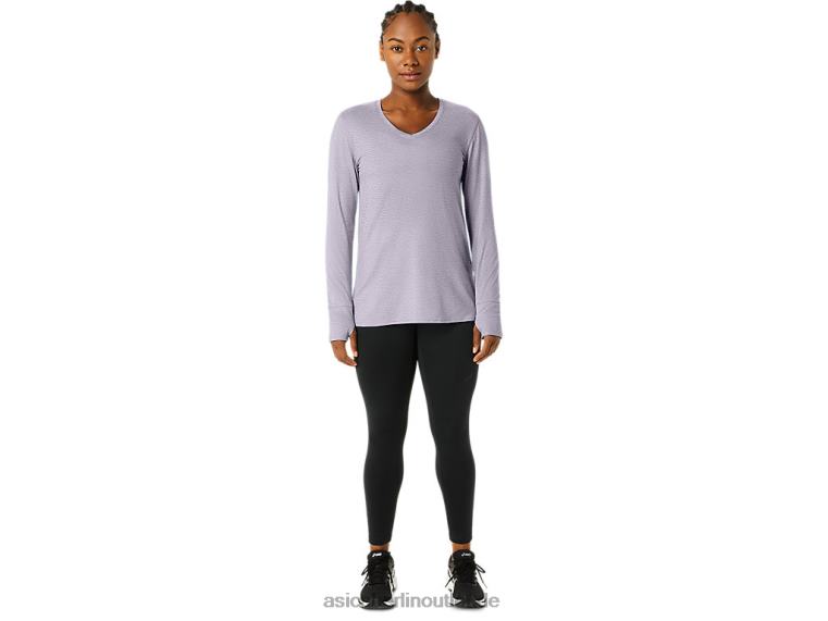 Damen-Langarmshirt in Heidekraut BL4N2304Asics dämmerungsviolettes Heidekraut