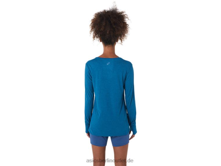 Damen-Langarmshirt in Heidekraut BL4N2795Asics Tiefseeblaugrünes Heidekraut